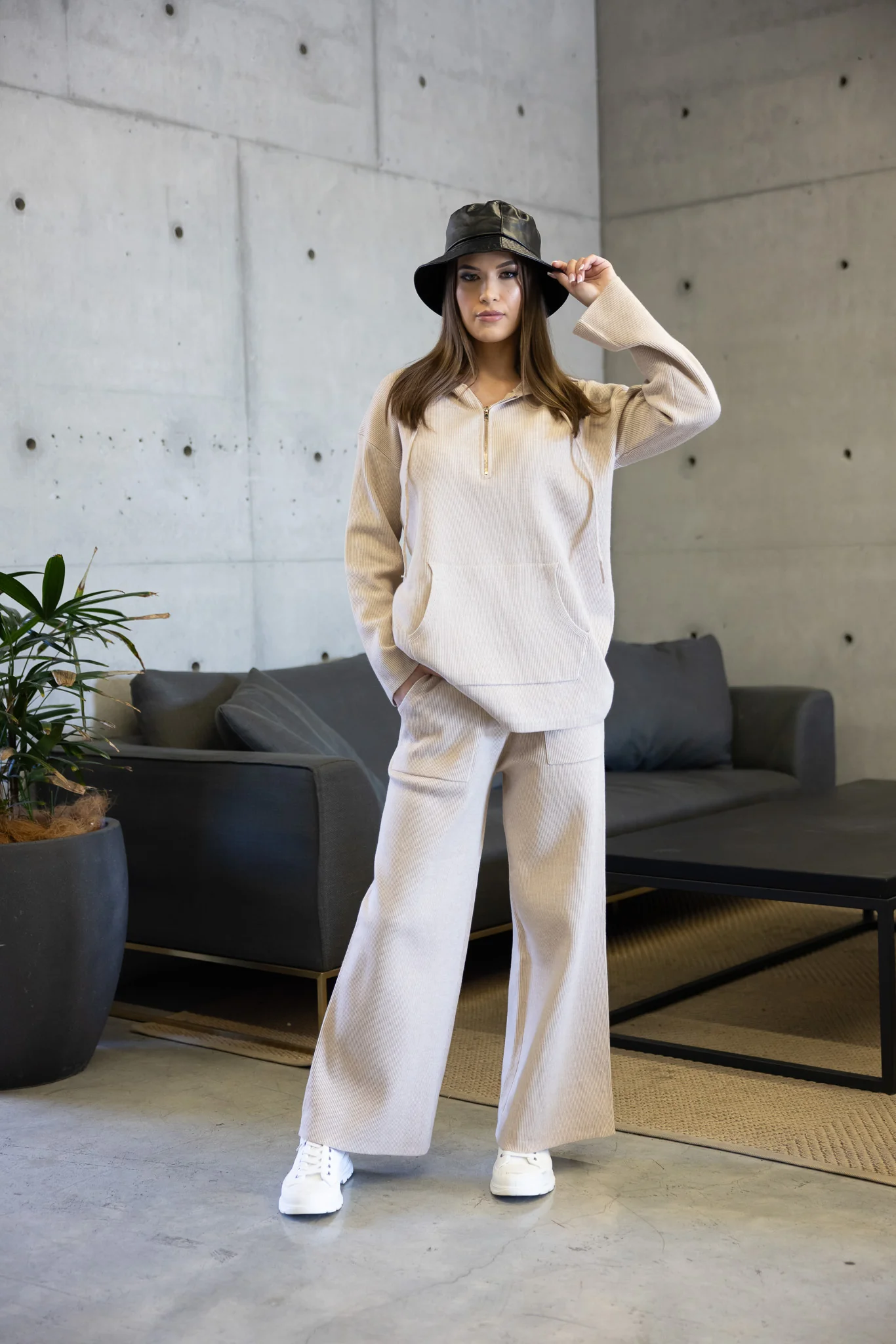 Billeen Hooded Knit Top - Image 3