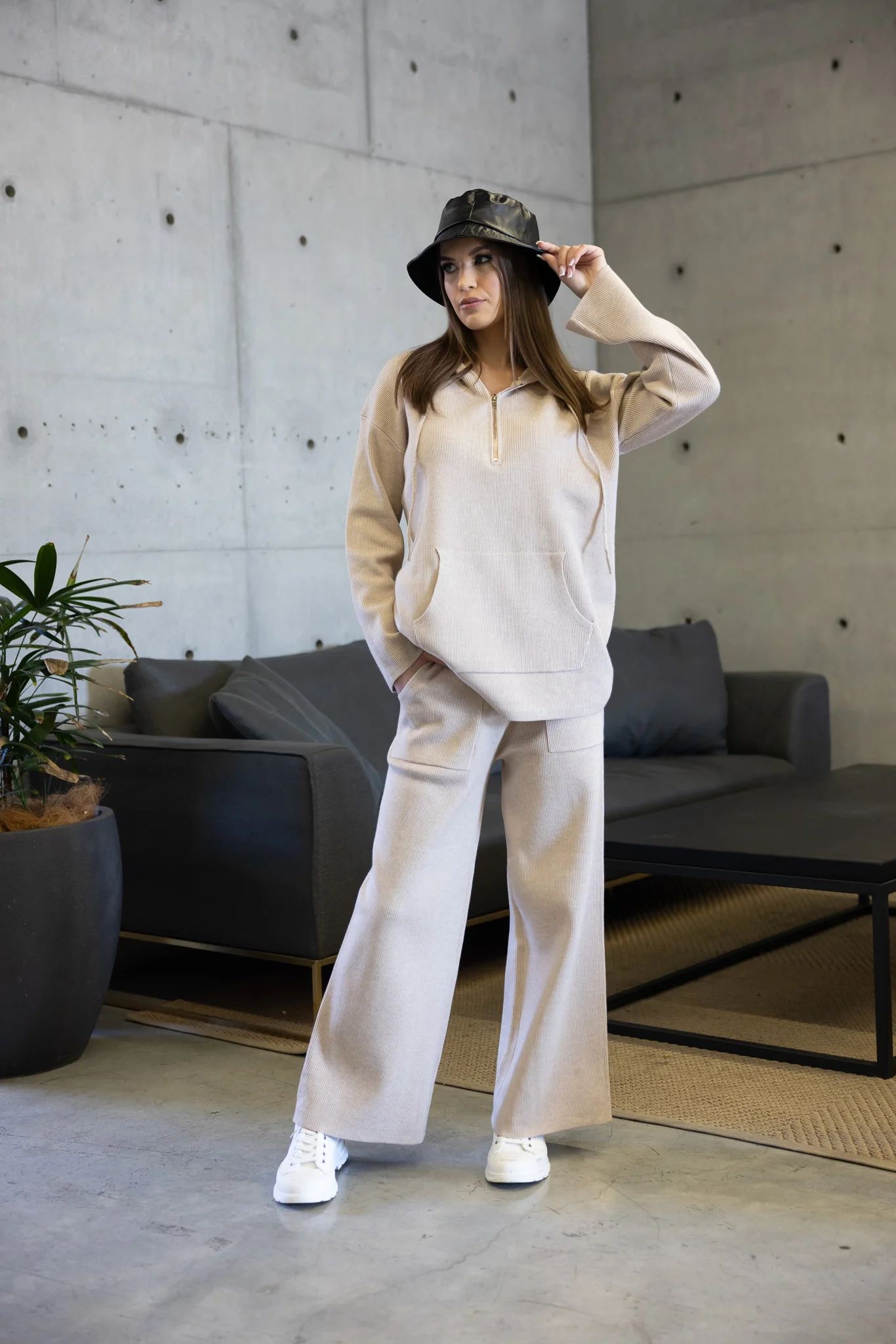 Billeen Hooded Knit Top - Image 4