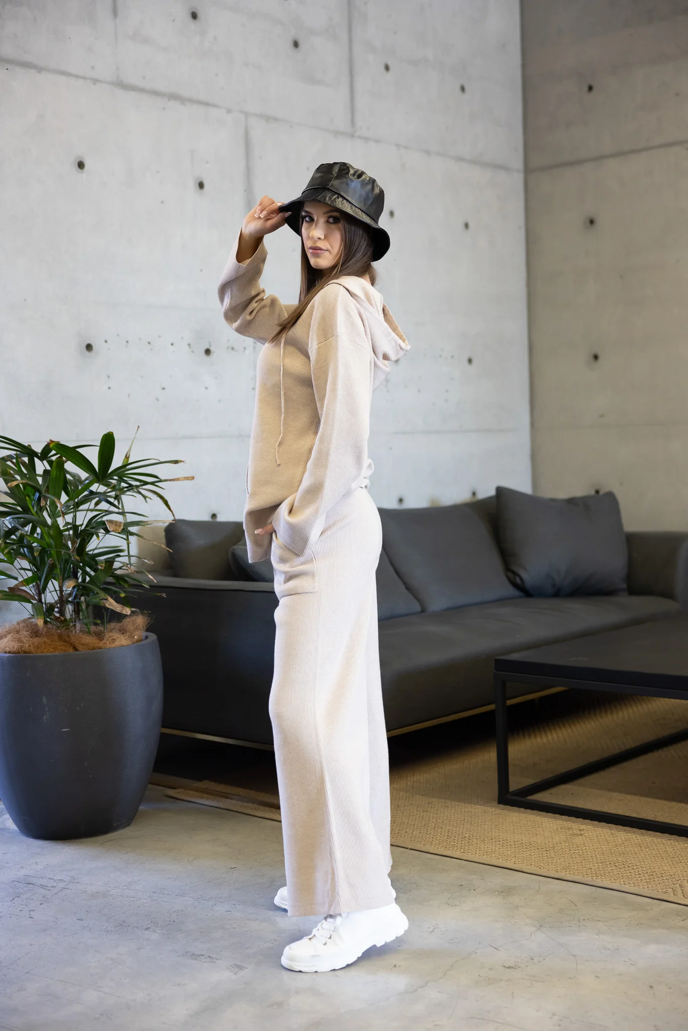 Billeen Hooded Knit Top - Image 5