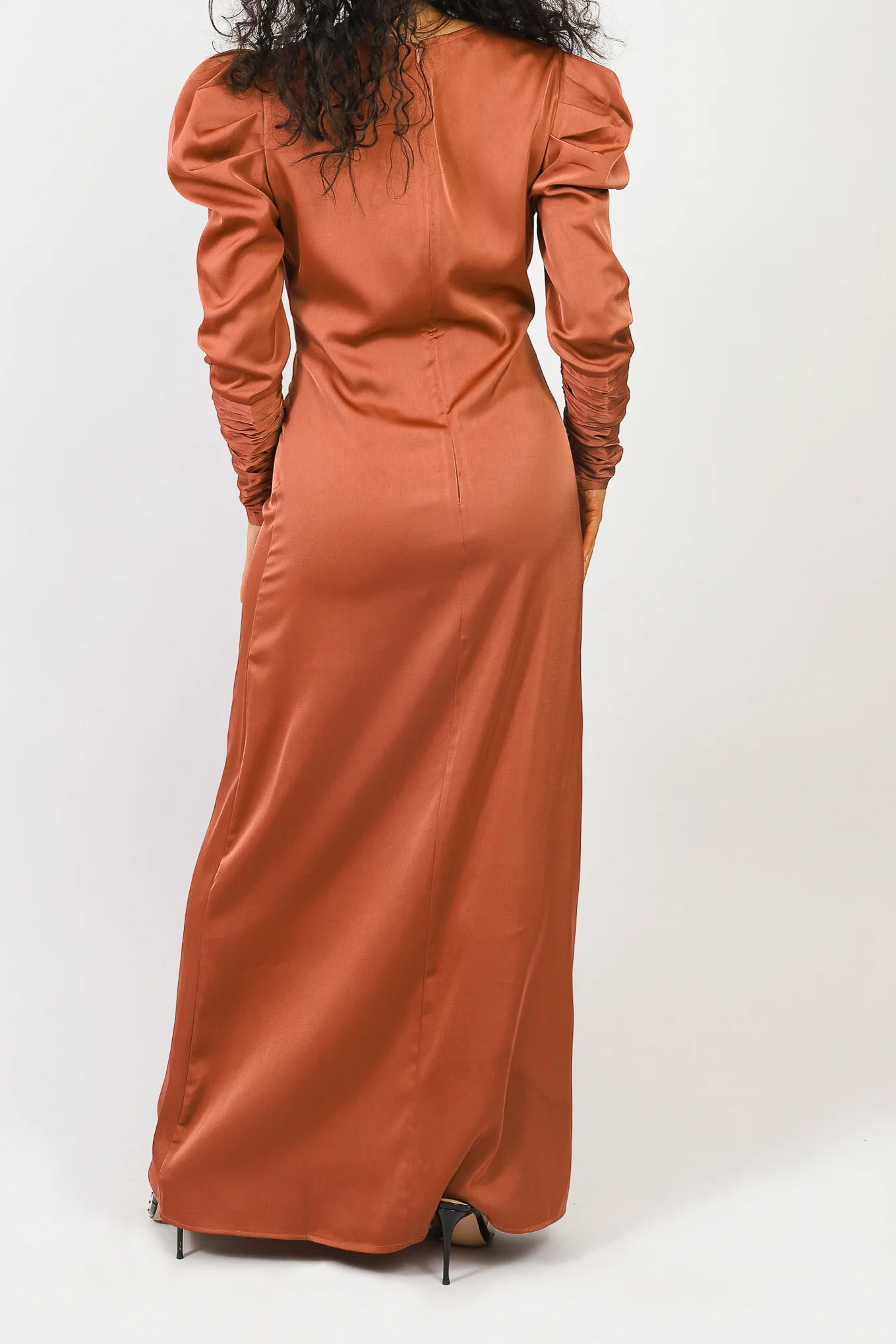 Billow Detailed Maxi Dress - Image 11