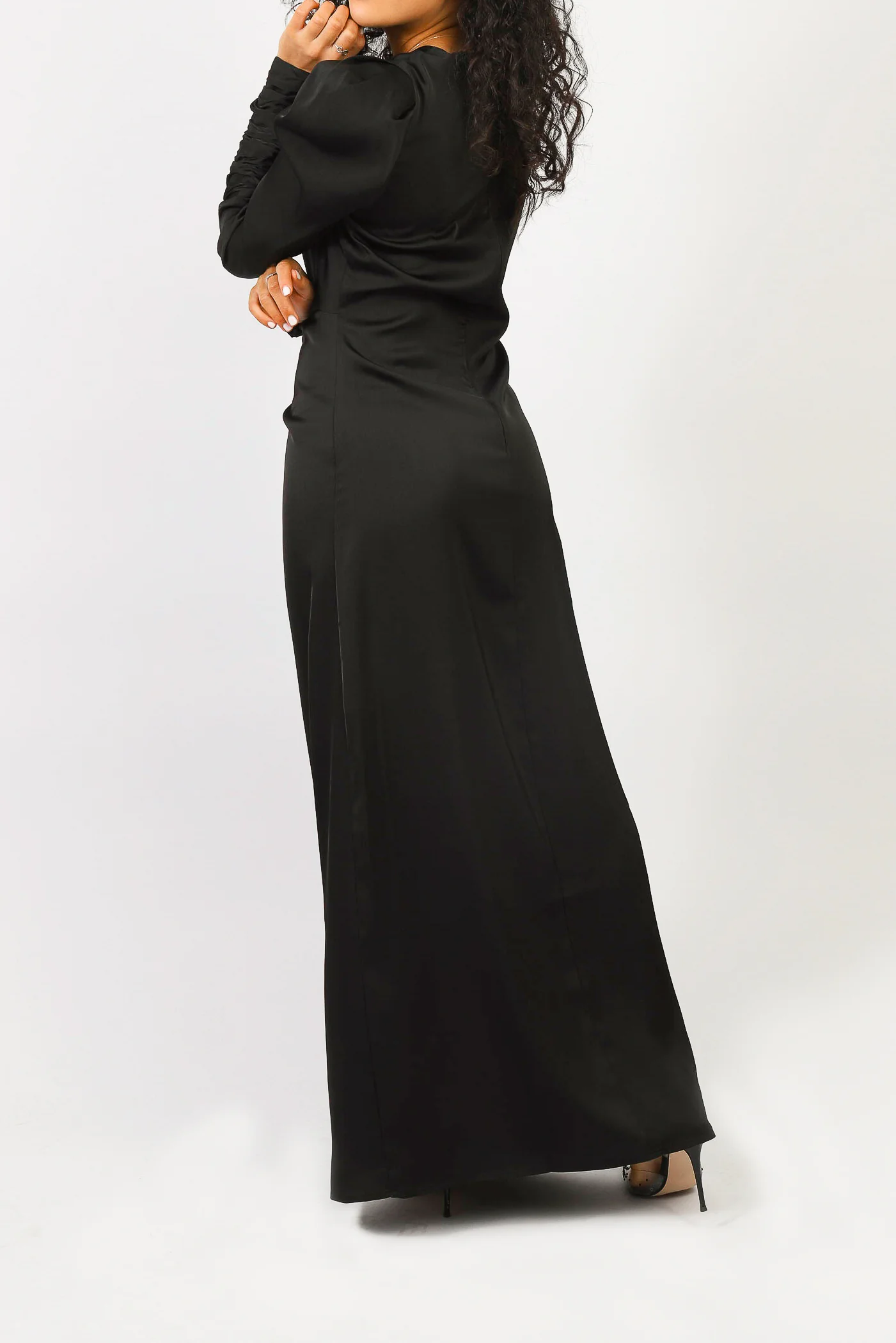 Billow Detailed Maxi Dress - Image 18