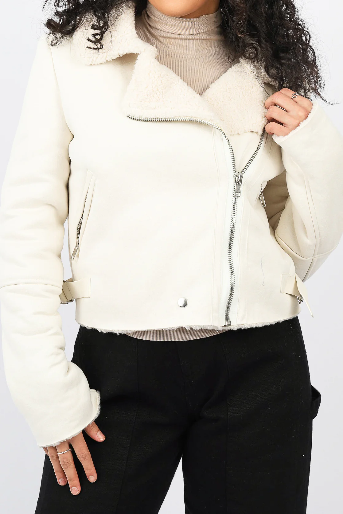 Blakely Fur Crop Jacket - Image 13