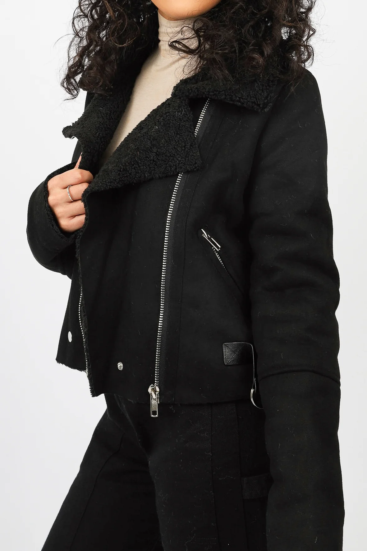 Blakely Fur Crop Jacket - Image 9
