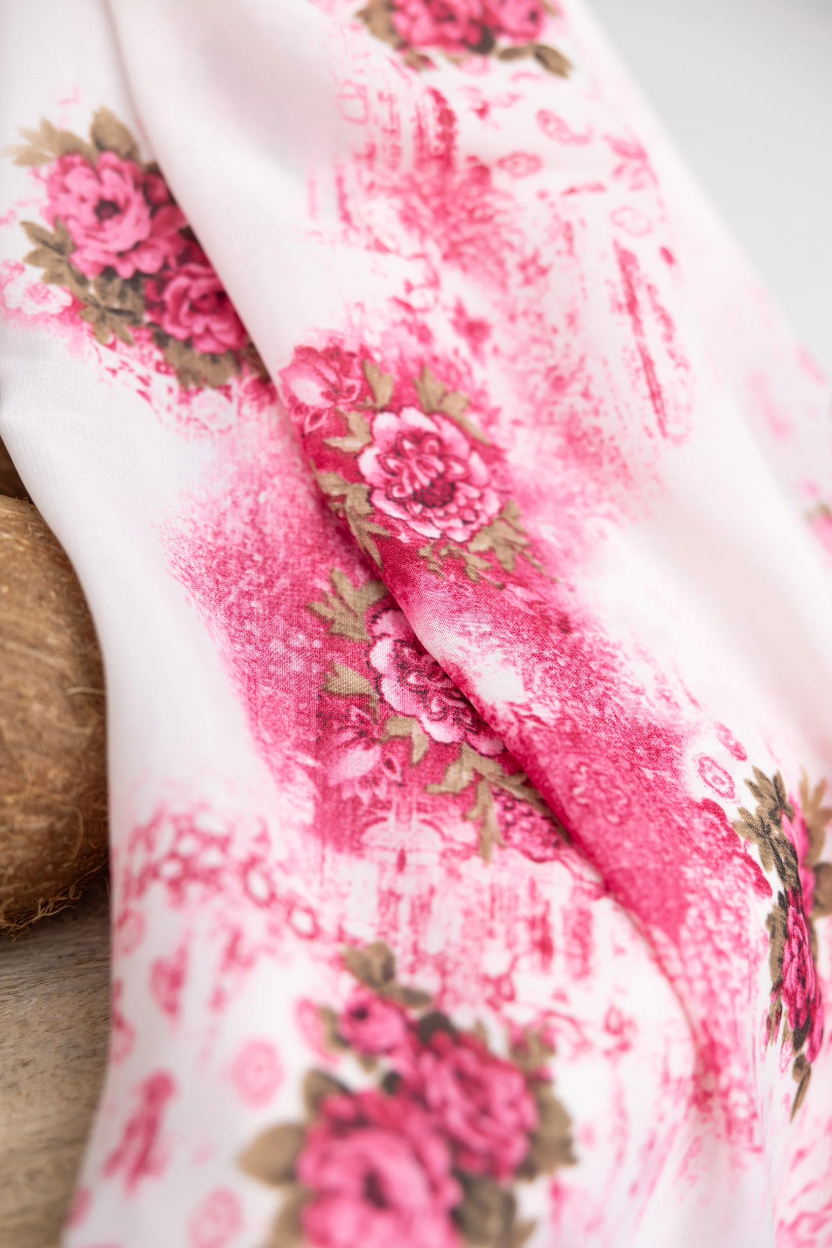 Blossom Square Print Shawl - Image 13