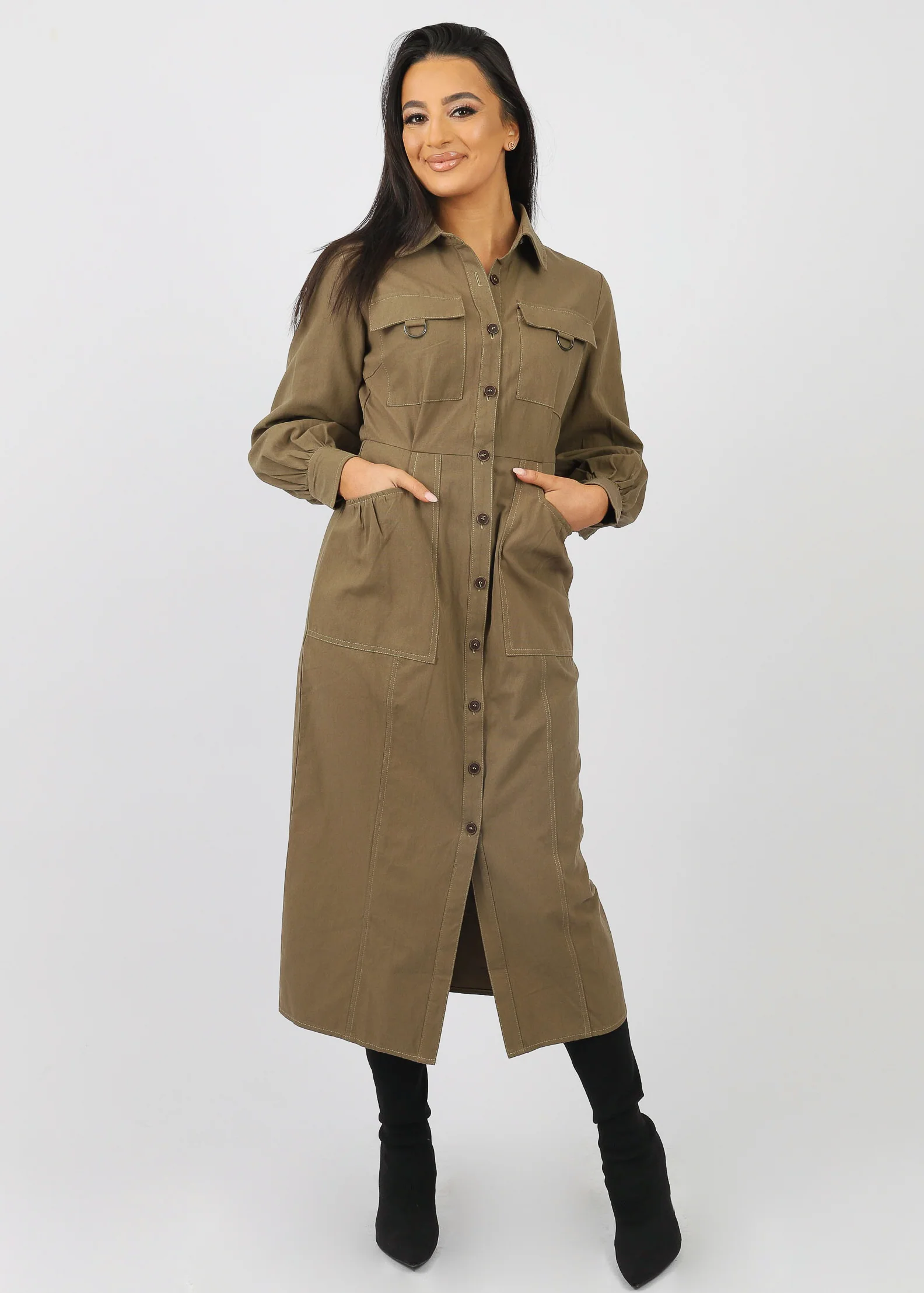 Braelynn Shirt Dress - Image 18
