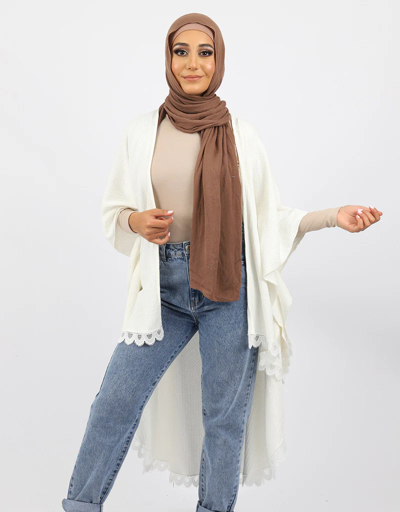 Bubble Lace Trim Cardigan - Image 7