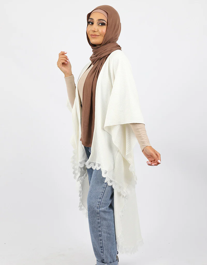 Bubble Lace Trim Cardigan - Image 9