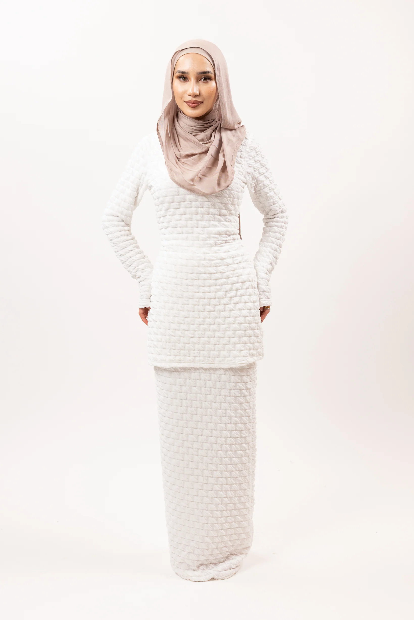 Bubble Split Top and Skirt Set - Image 7