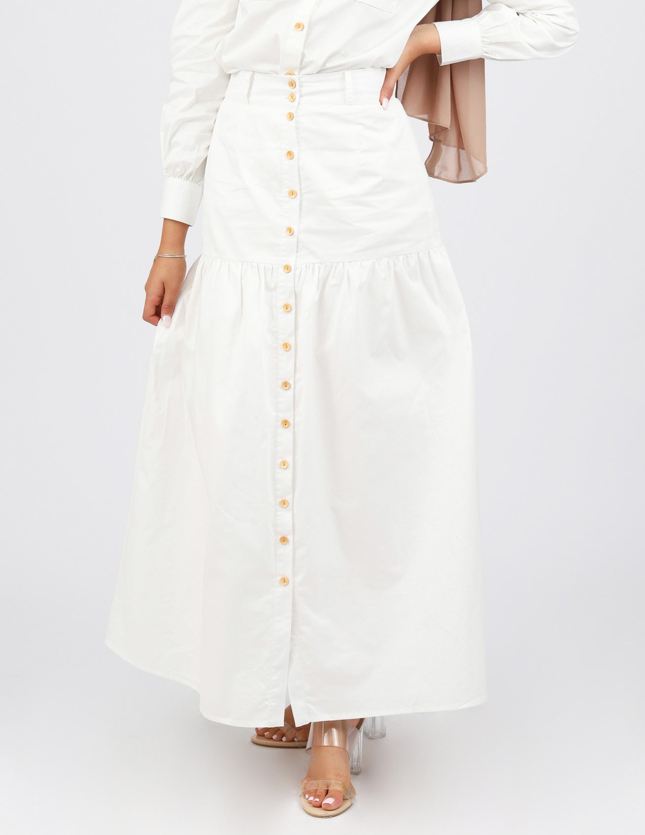 Buji Button Up Skirt - Image 12