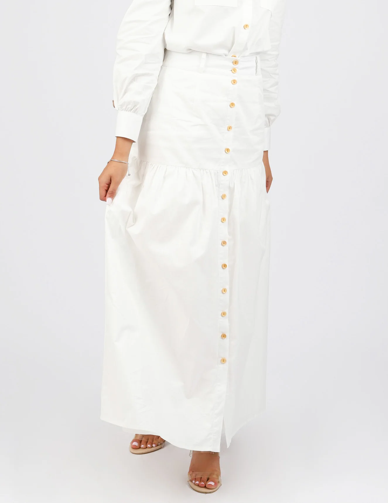 Buji Button Up Skirt - Image 8