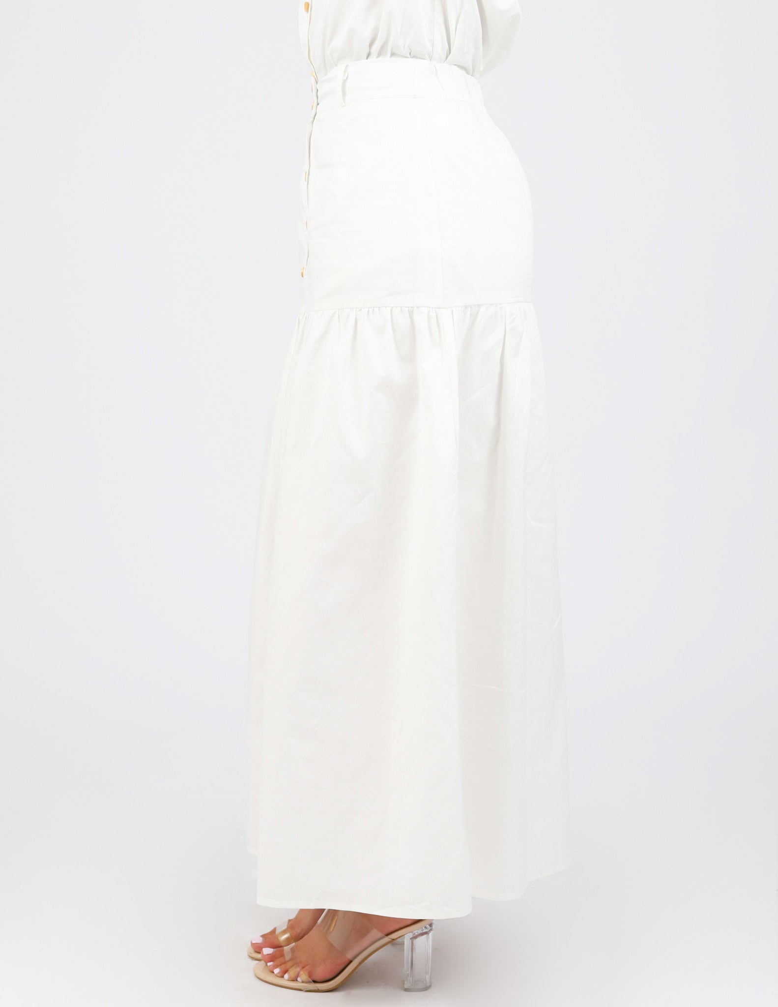 Buji Button Up Skirt - Image 9