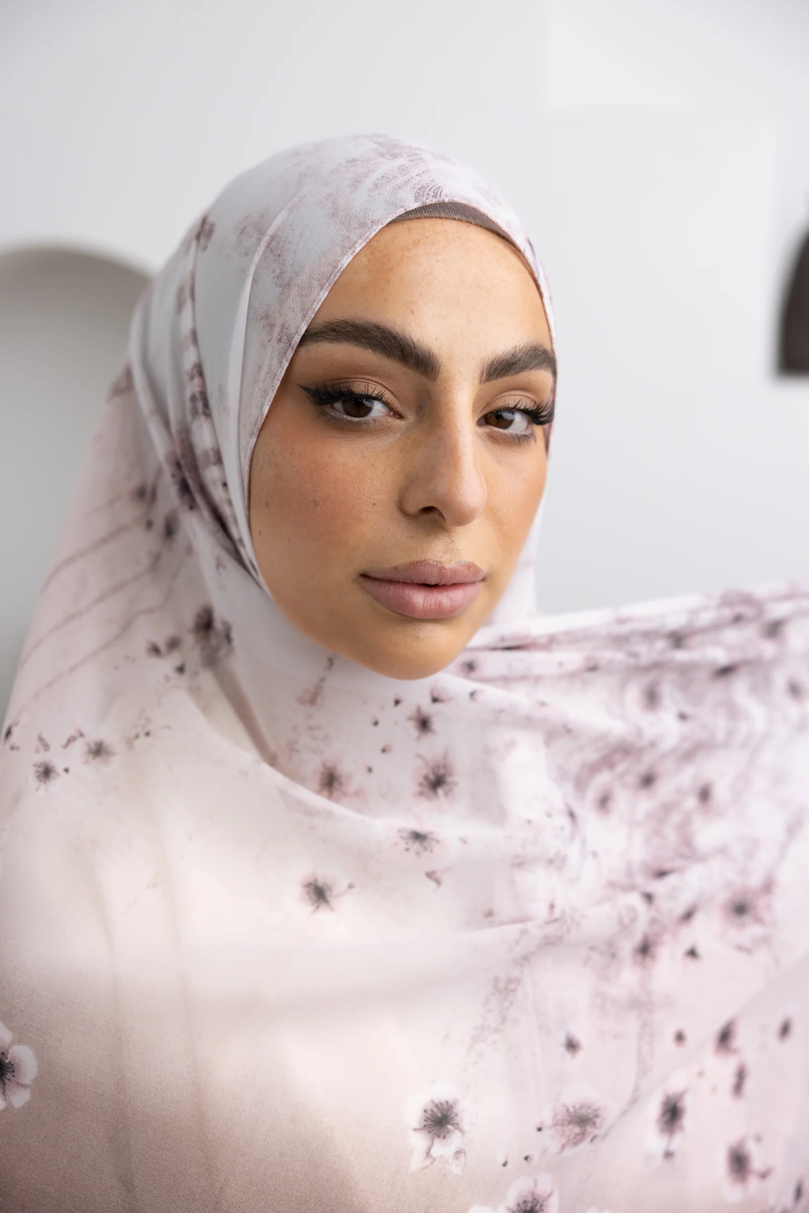 Camellia Printed Shawl - Image 6