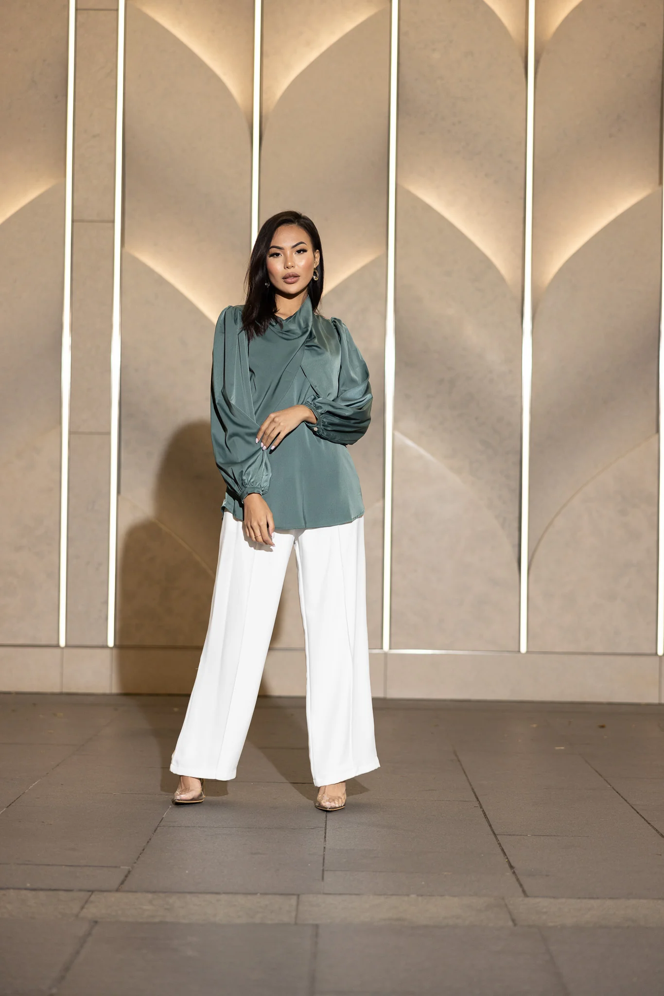 Camille Satin Top - Image 8