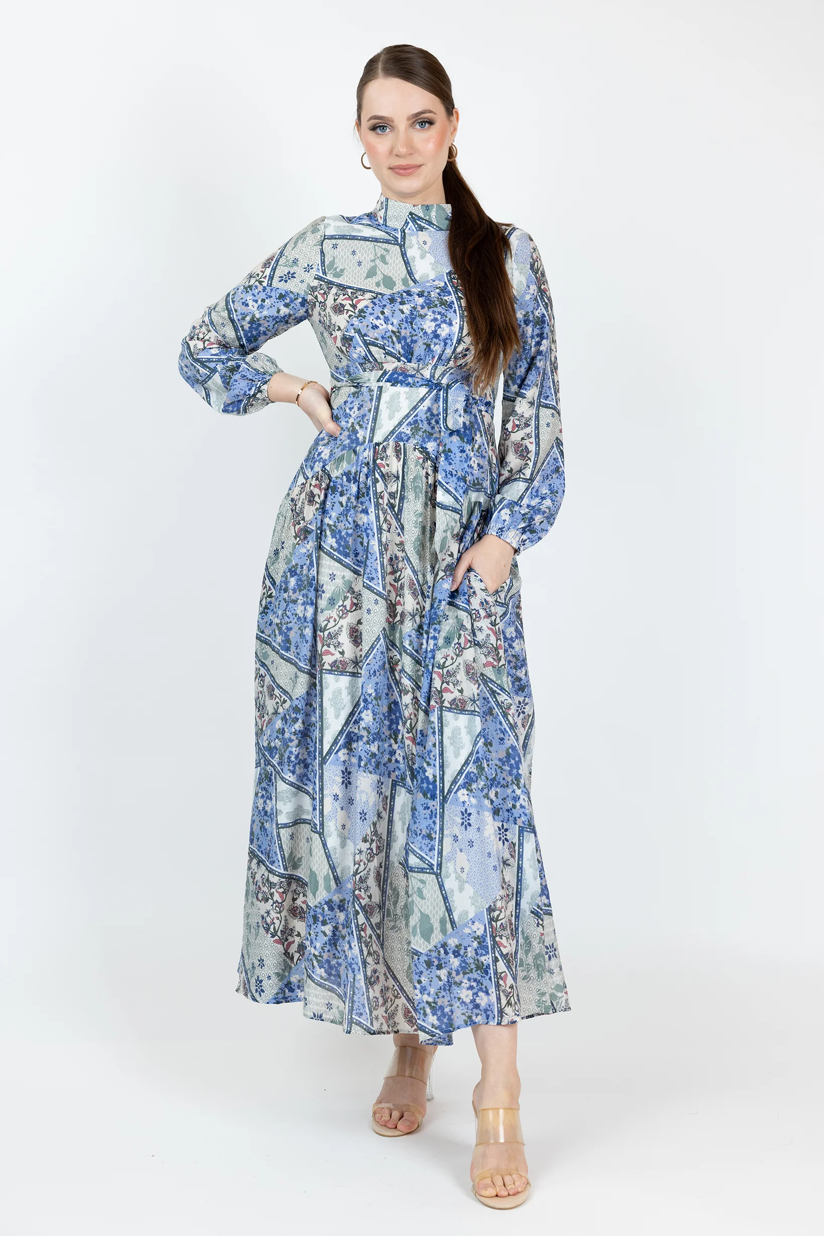 Carminia Print Maxi Dress - Image 5
