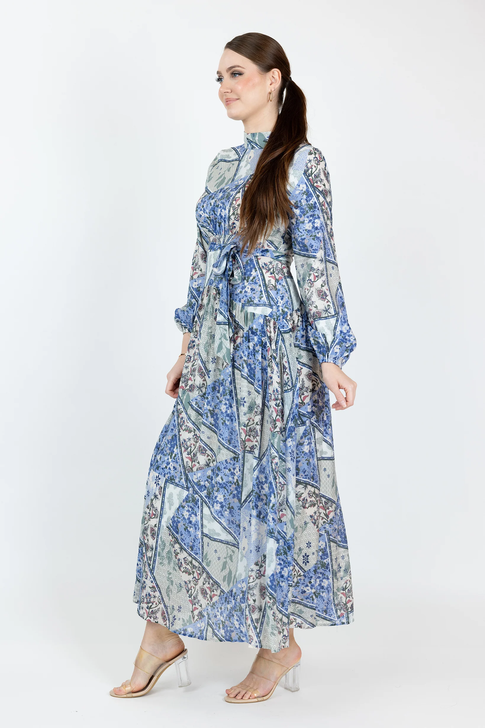 Carminia Print Maxi Dress - Image 7