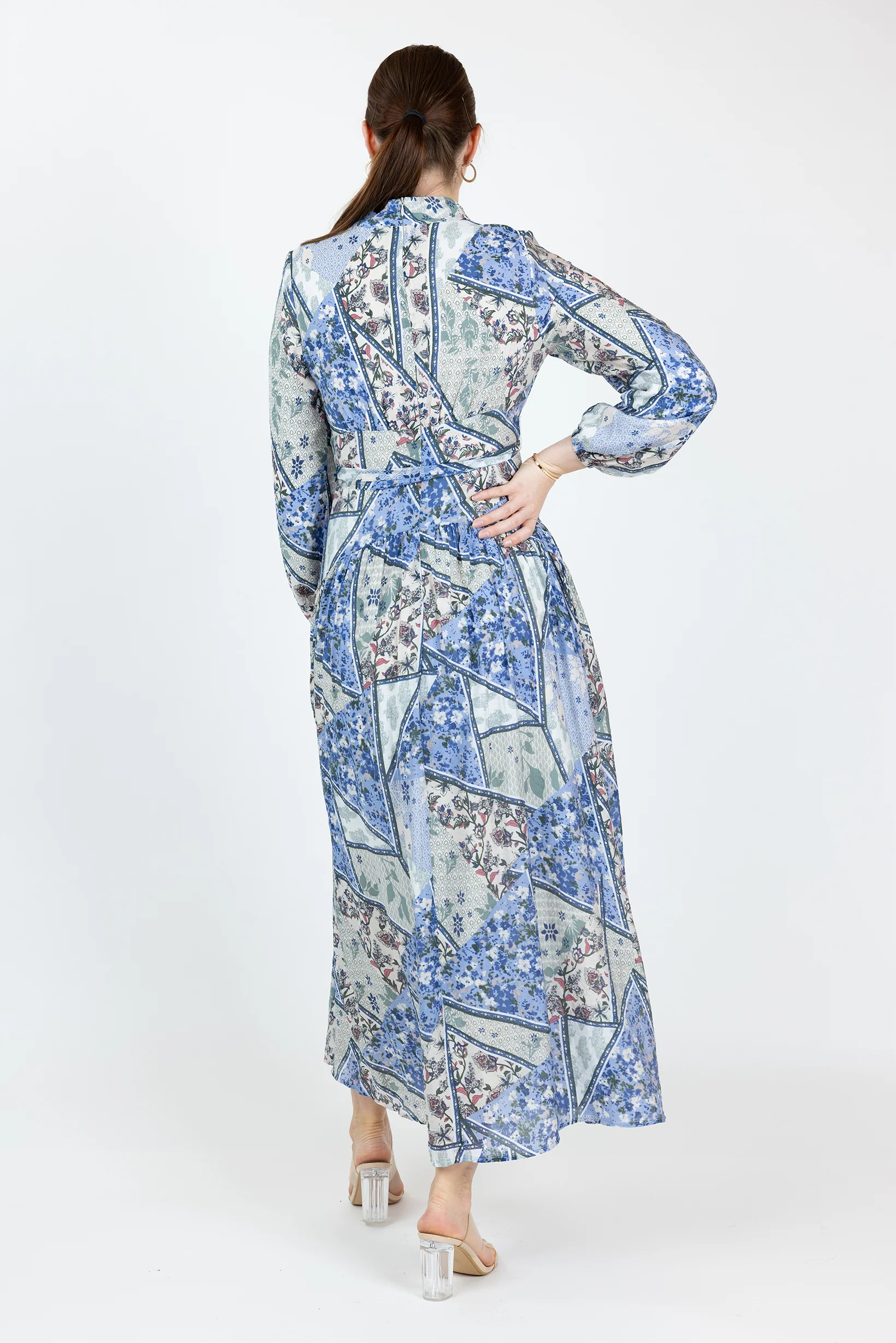 Carminia Print Maxi Dress - Image 8