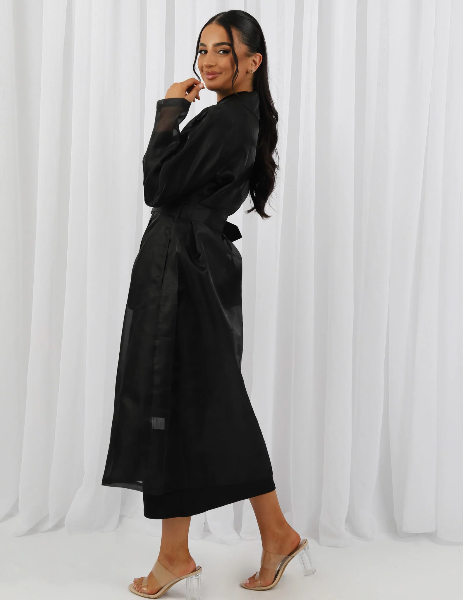 Charmaine Sheer Trench - Image 11