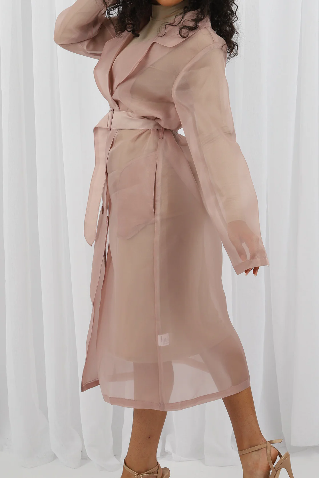 Charmaine Sheer Trench - Image 6