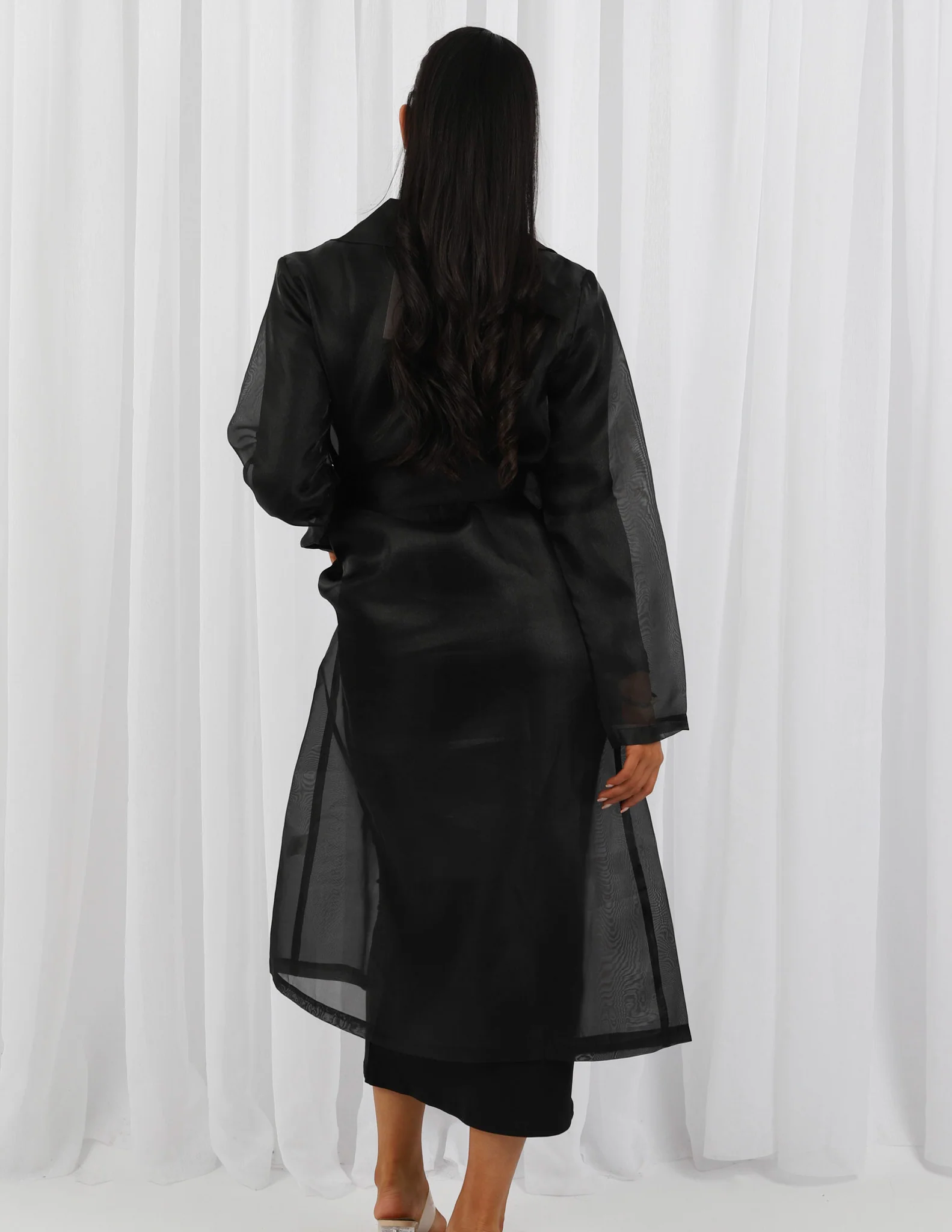 Charmaine Sheer Trench - Image 9