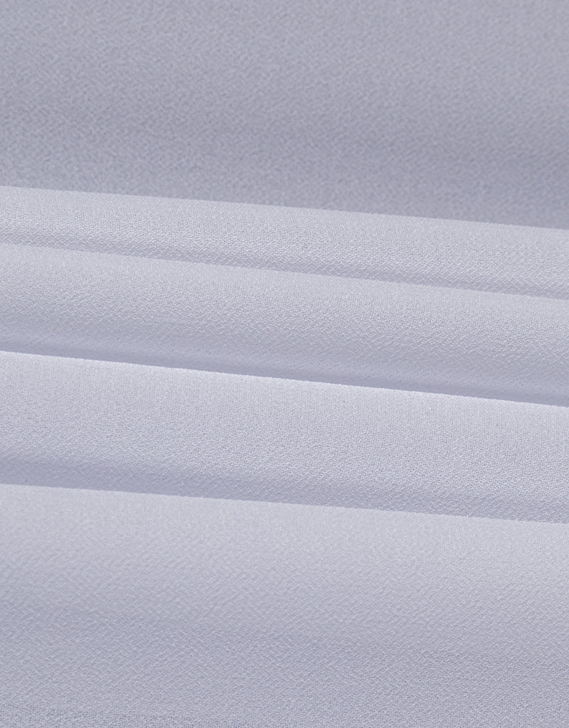 Chiffon Shawl - Shades of White - Image 15