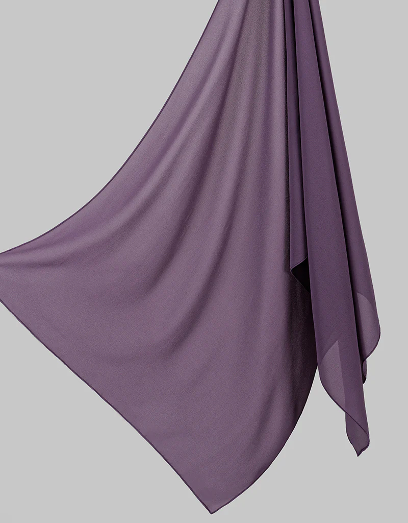 Chiffon Shawl - Shades of Purple - Image 10