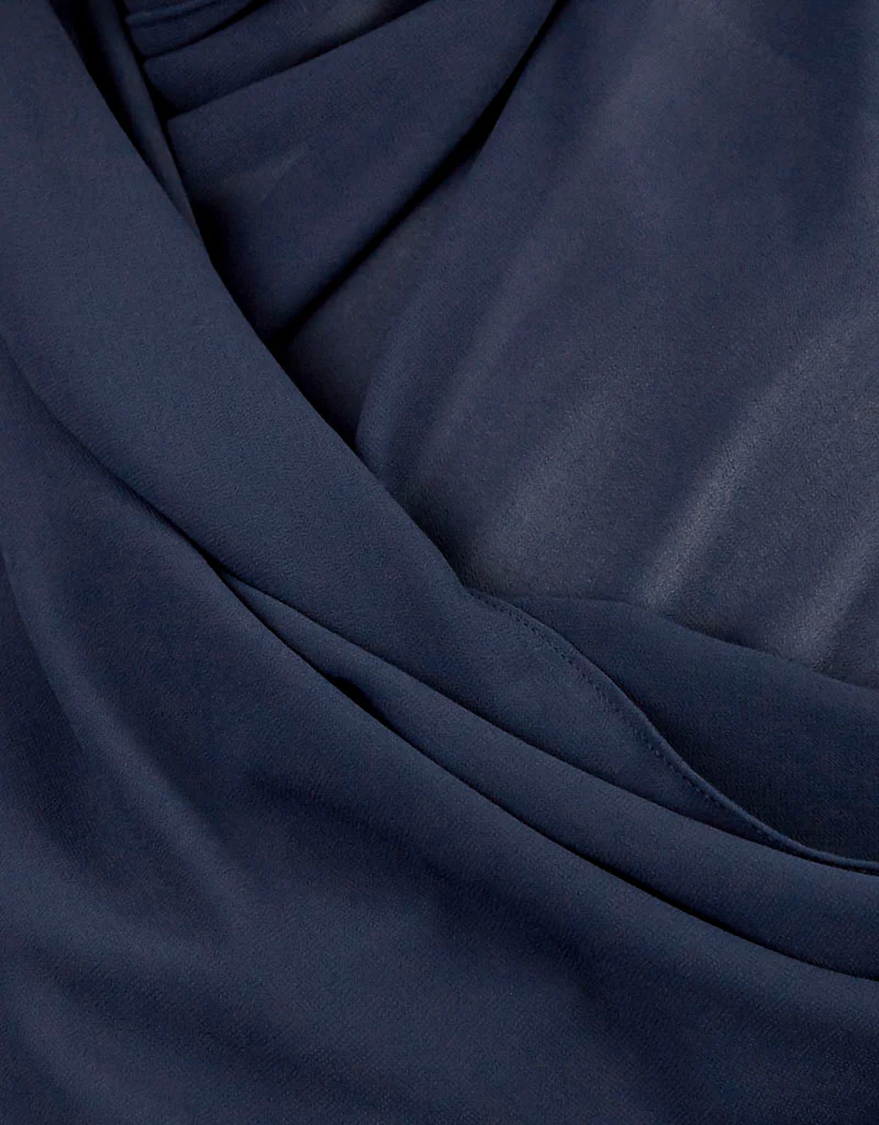 Chiffon Shawl - Shades of Blue - Image 8