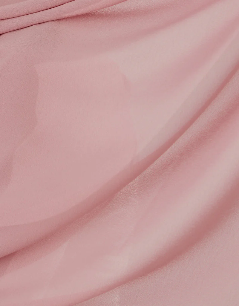 Chiffon Shawl - Shades of Dark Pink - Image 2