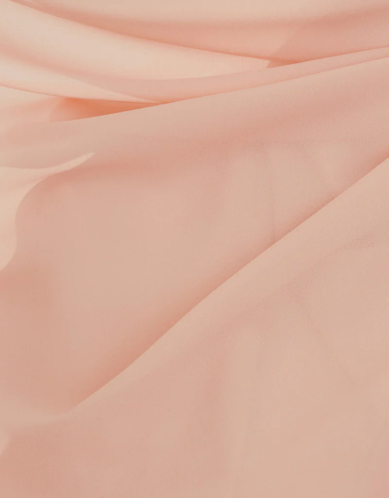Chiffon Shawl - Shades of Light Pink - Image 8