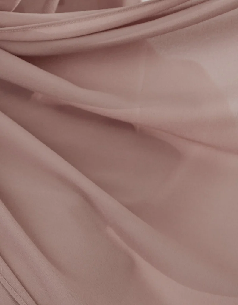 Chiffon Shawl - Shades of Light Purple - Image 4