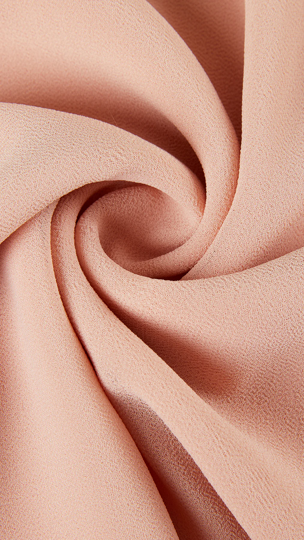 Chiffon Shawl - Shades of Peach-Orange - Image 5