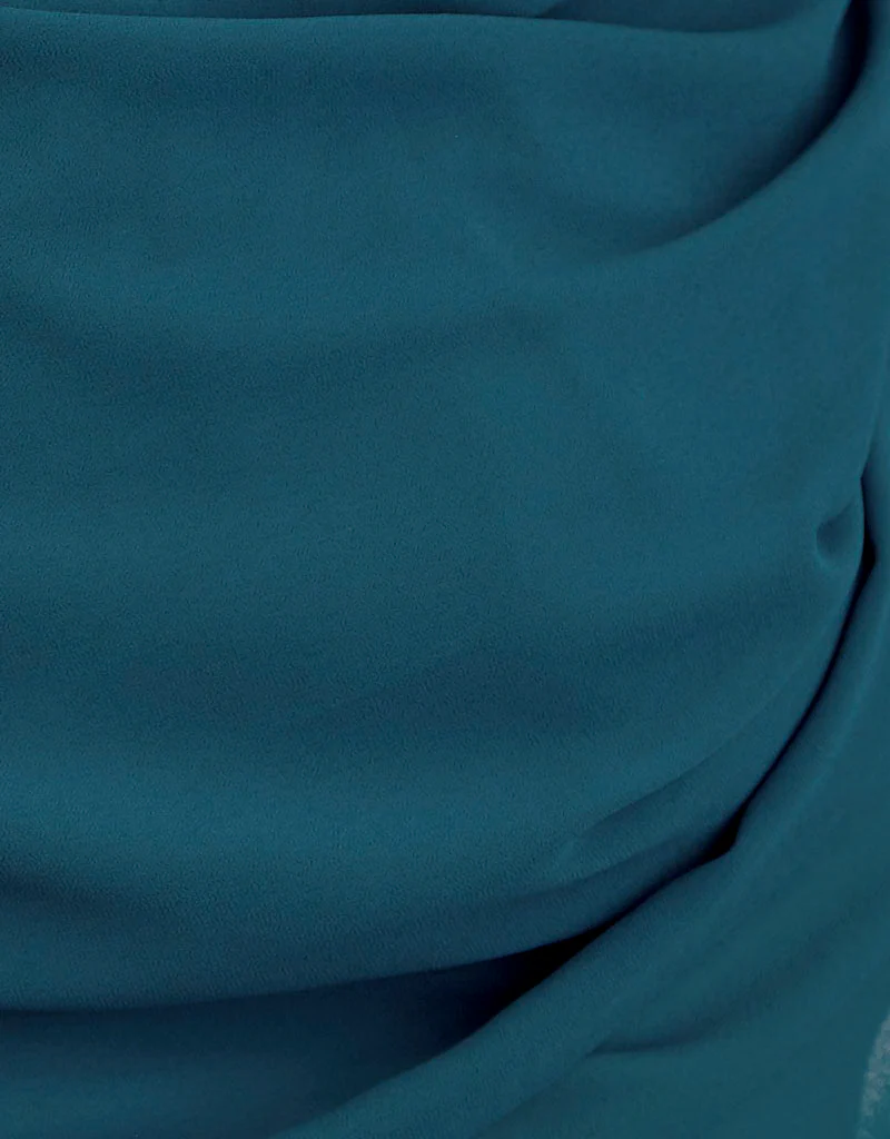 Chiffon Shawl - Shades of Teal - Image 2