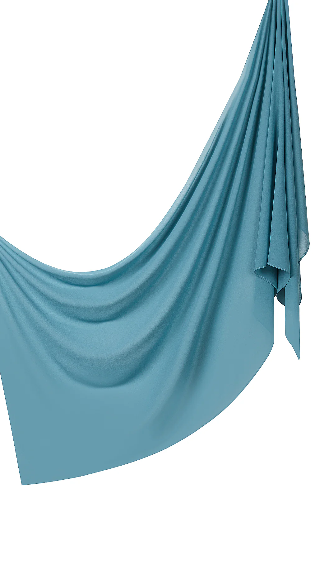 Chiffon Shawl - Shades of Teal - Image 8