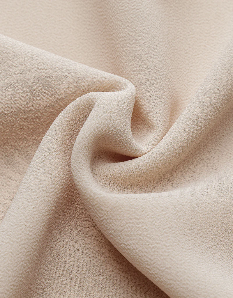 Chiffon Shawl - Light Nude Beige - Image 9