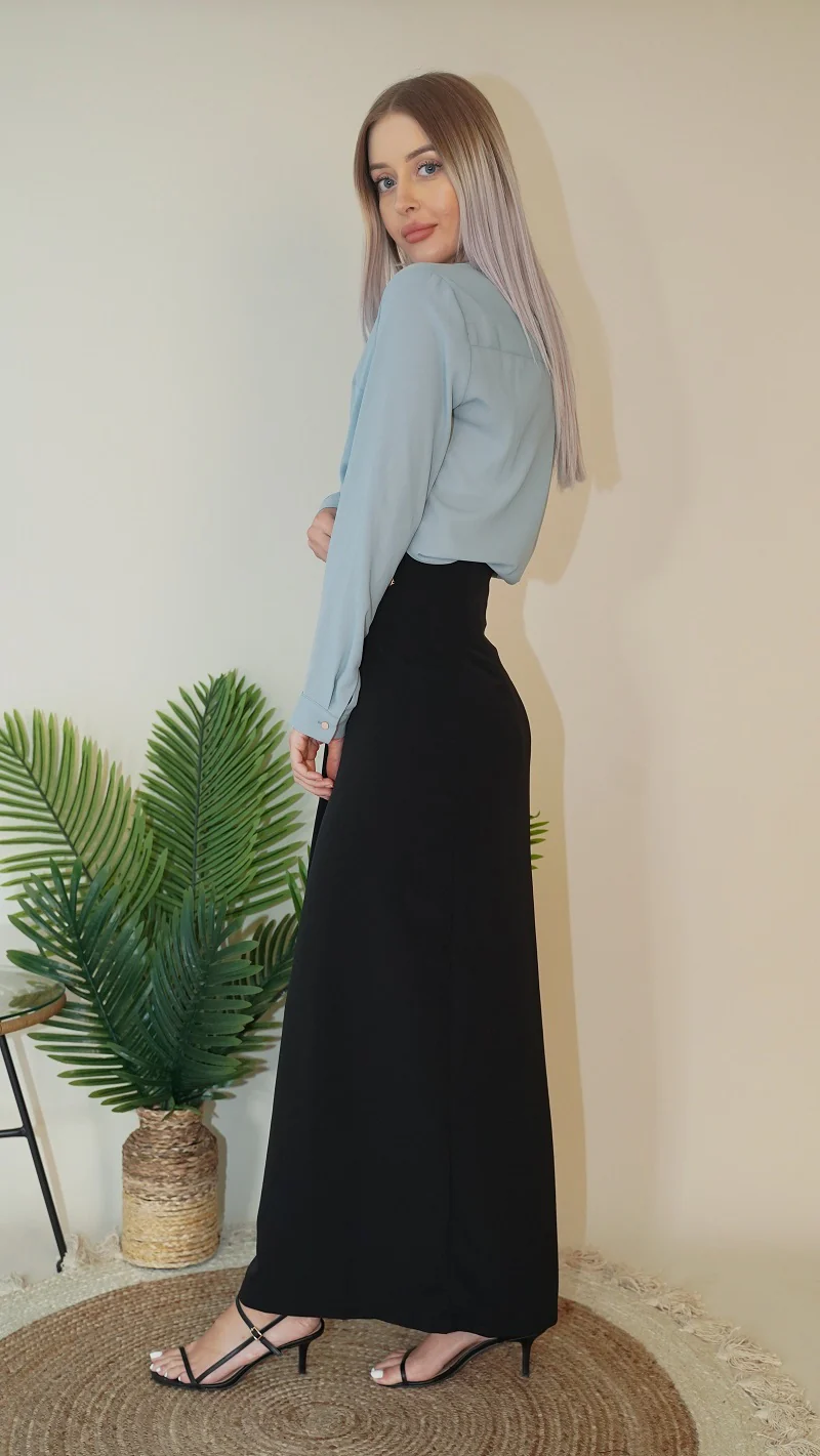 Chiffon V Blouse - Image 5