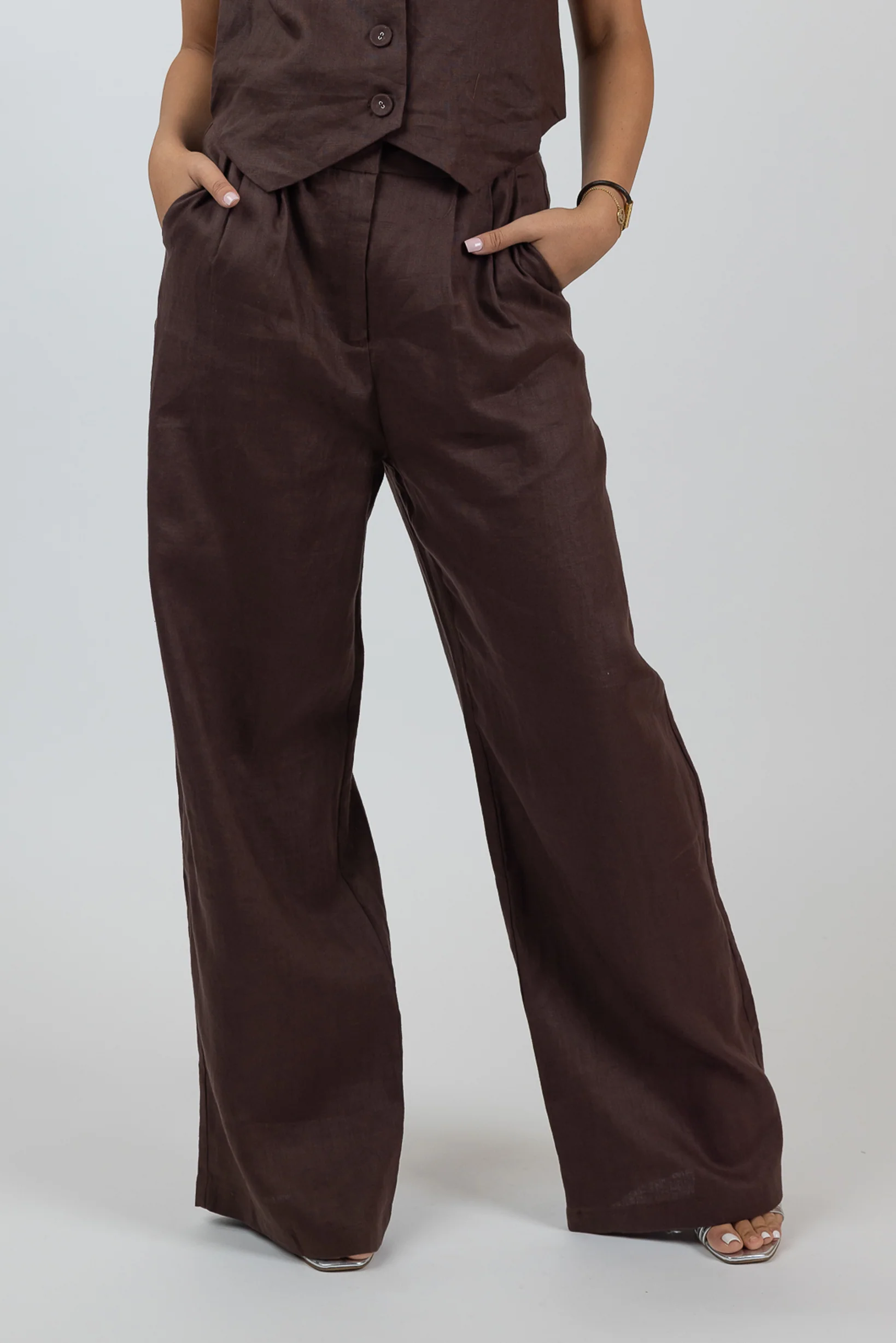 Coco 100% Linen Pants - Image 7