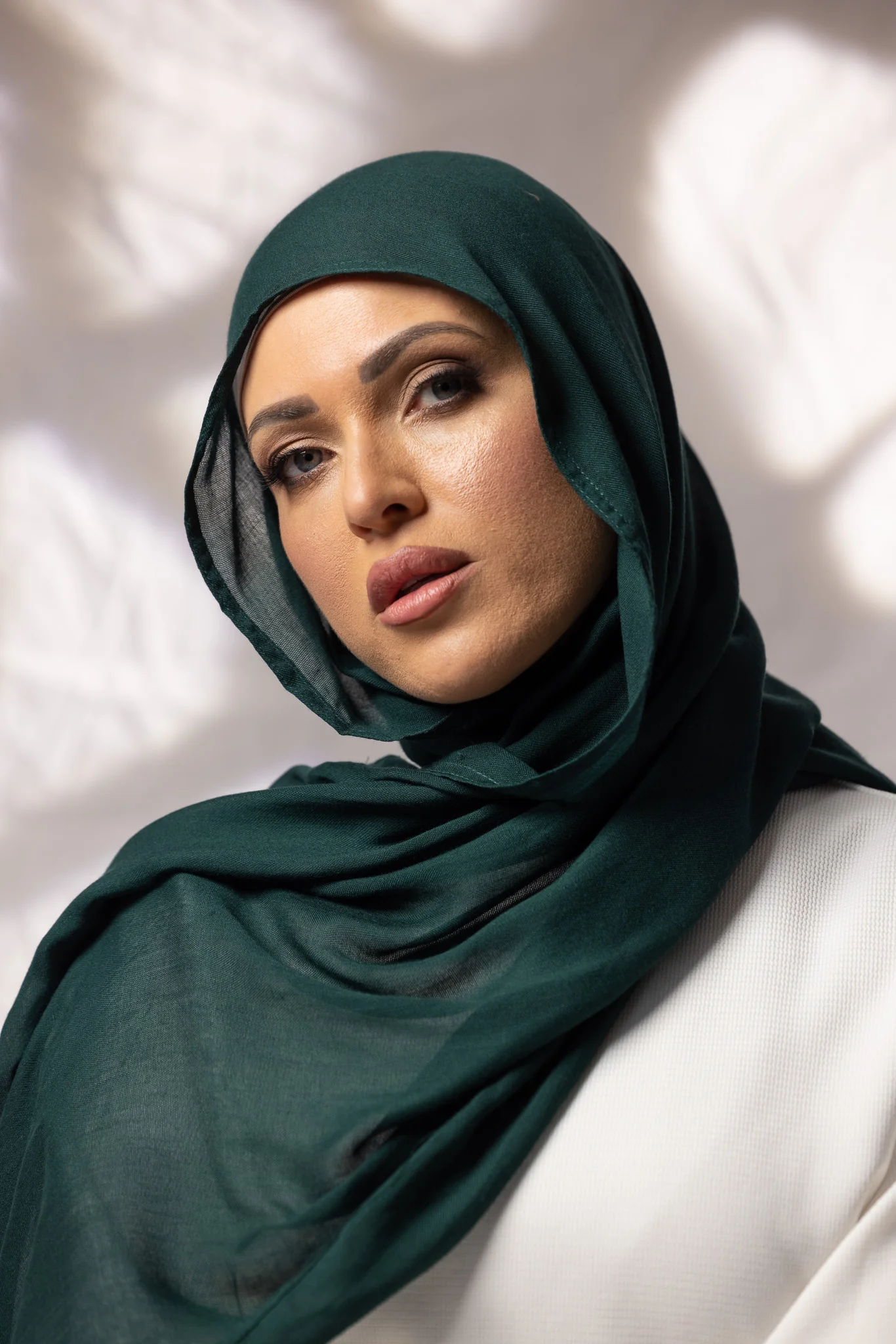 Cotton Modal Shawls - Shades of Green - Image 6