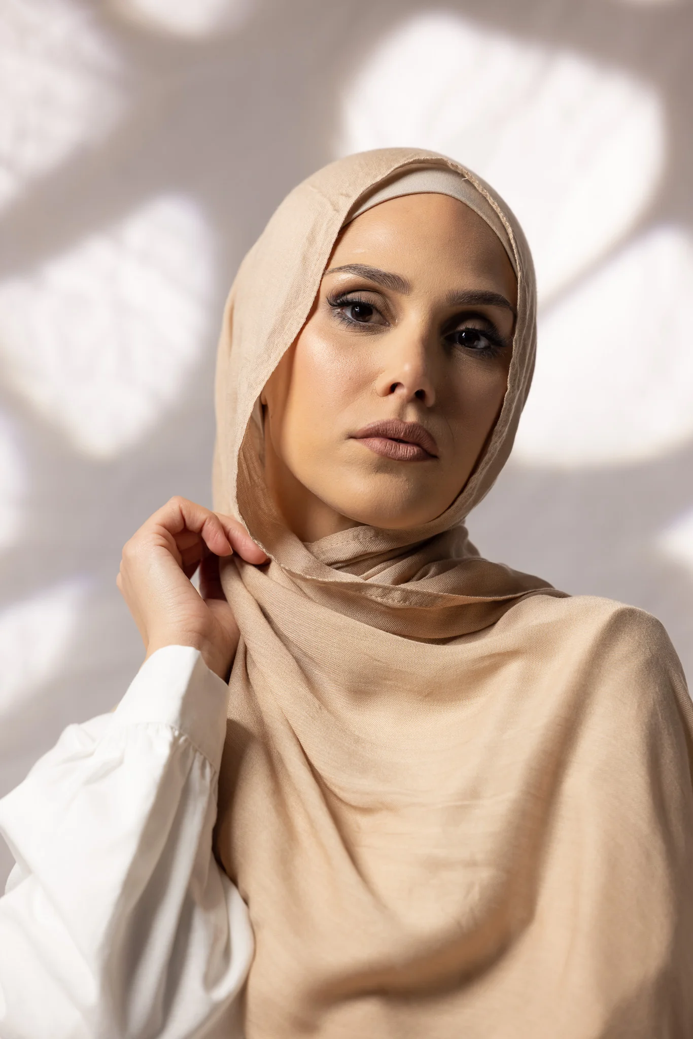 Cotton Modal Shawls - Shades of Light Nude - Image 12