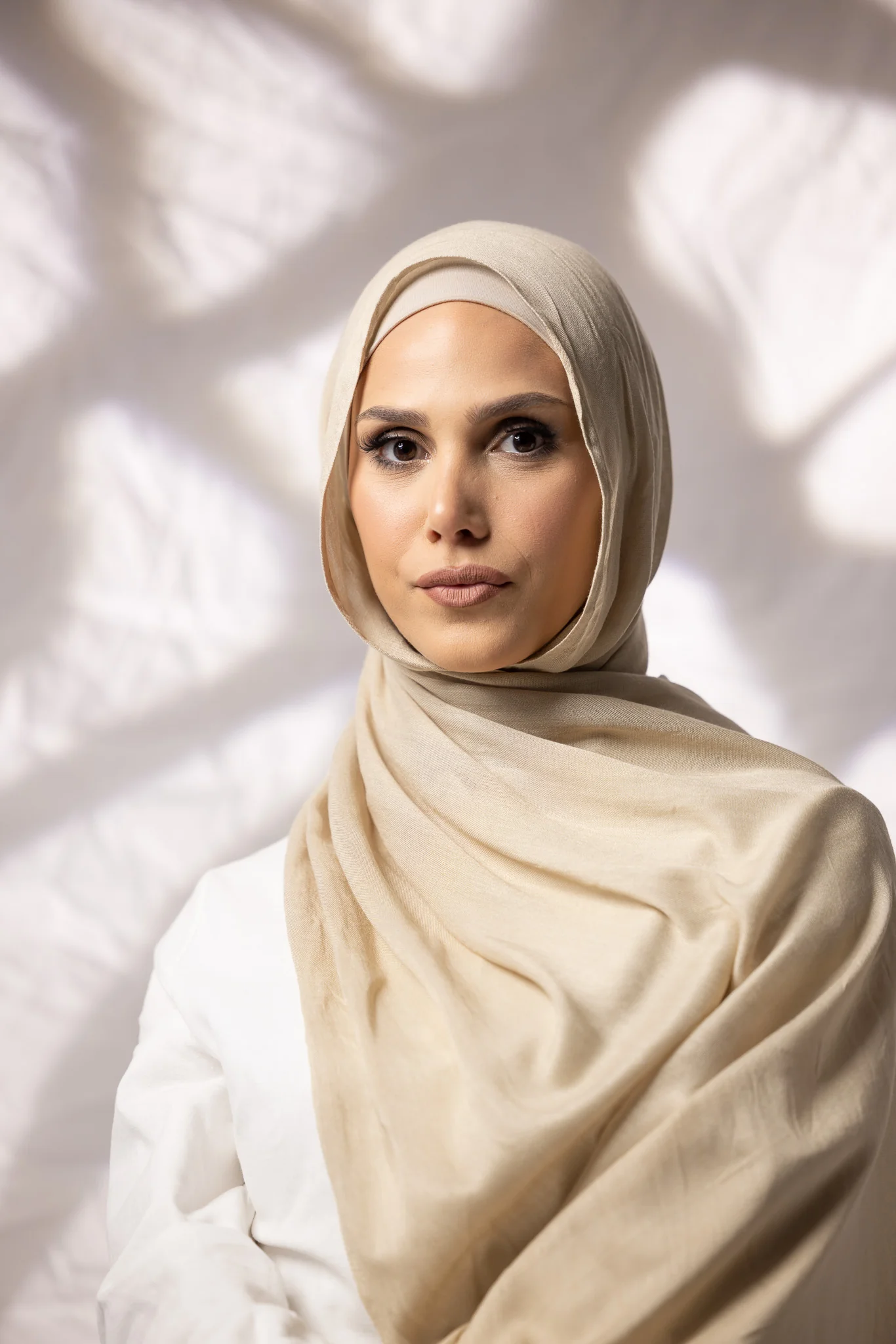 Cotton Modal Shawls - Shades of Light Nude - Image 3