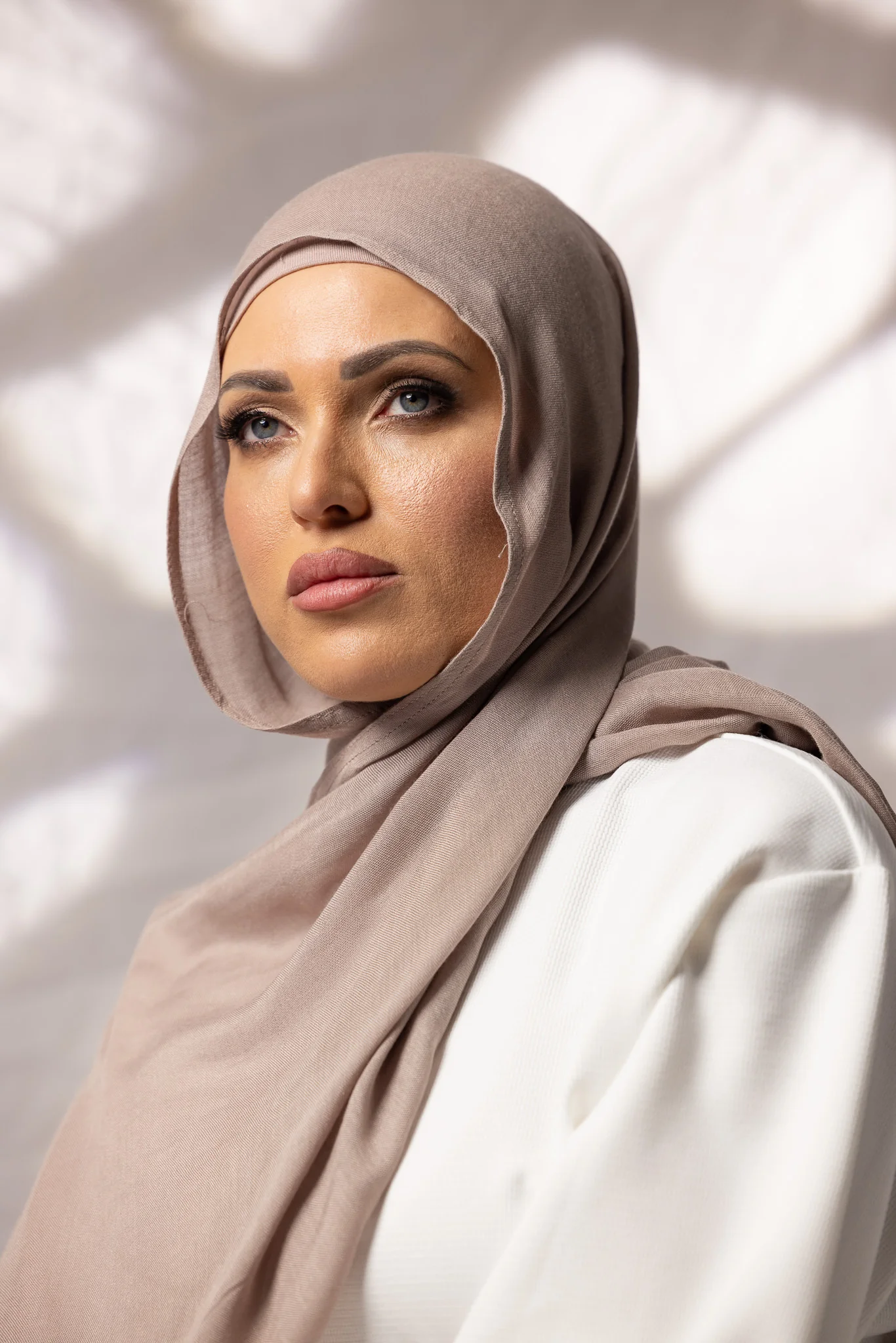 Cotton Modal Shawls - Shades of Light Nude - Image 8