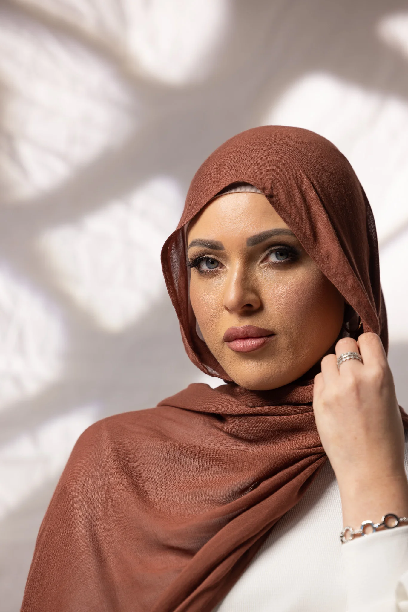 Cotton Modal Shawls - Shades of Red - Image 12