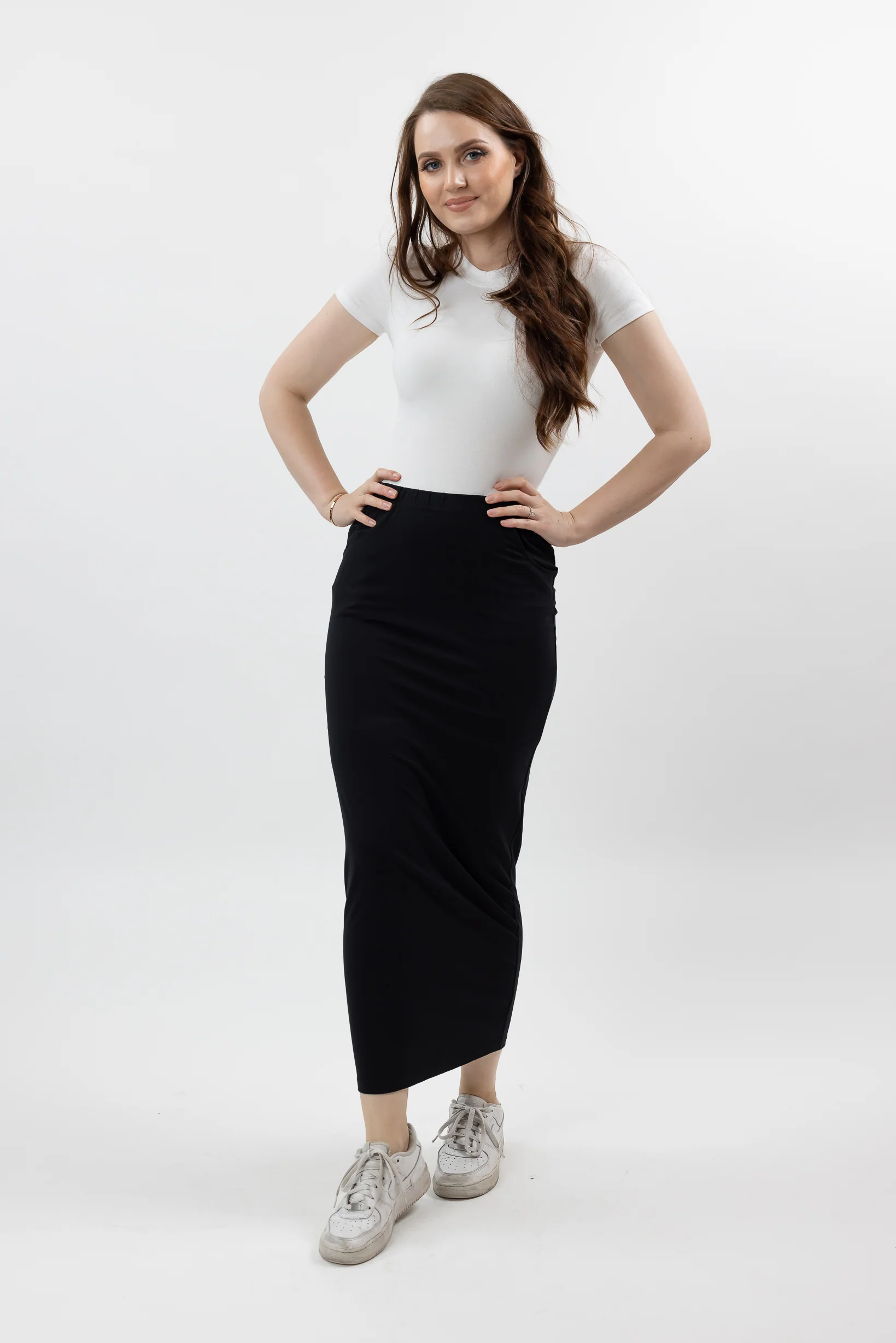 Cotton Pocket Pencil Skirt - Image 10