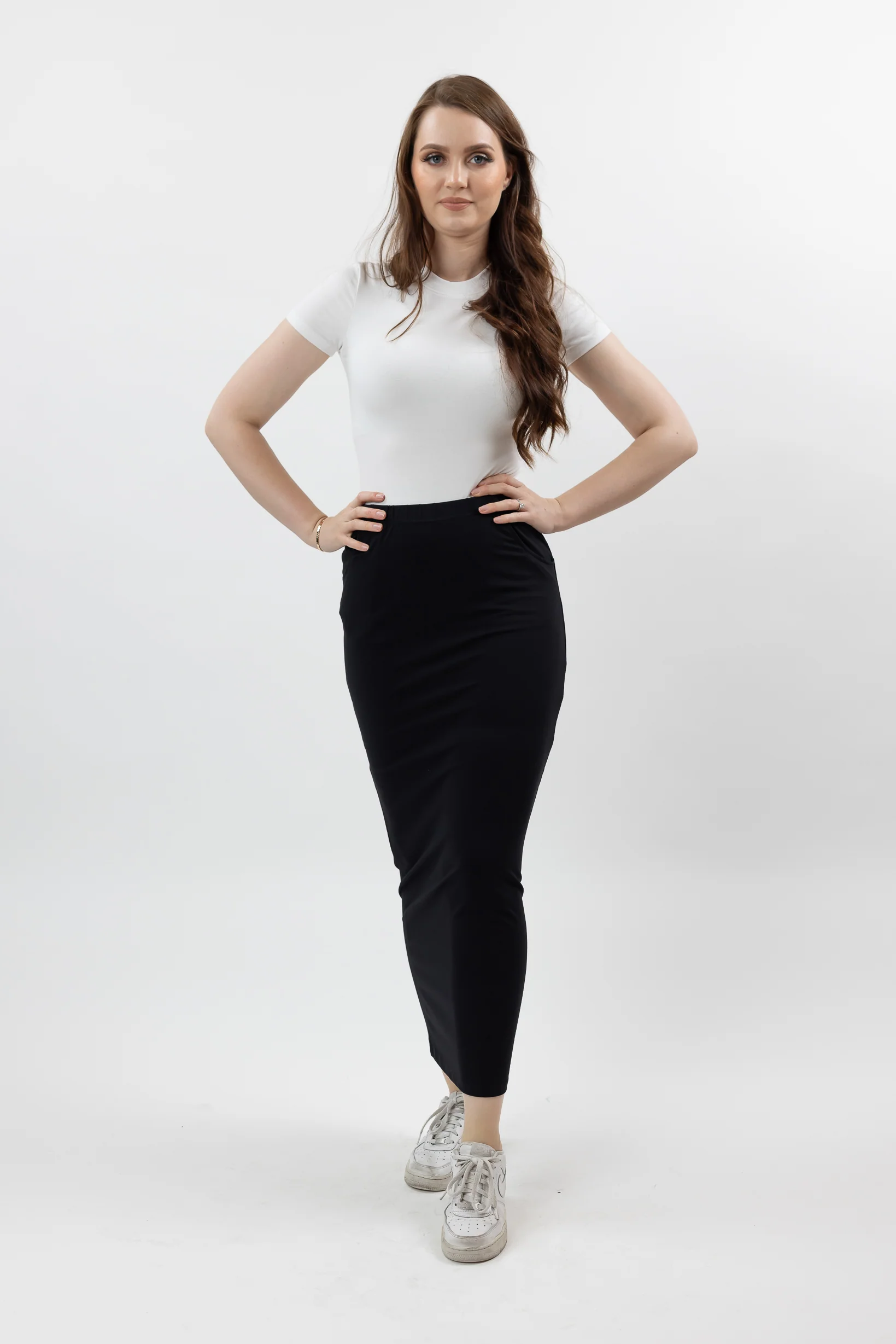 Cotton Pocket Pencil Skirt - Image 9