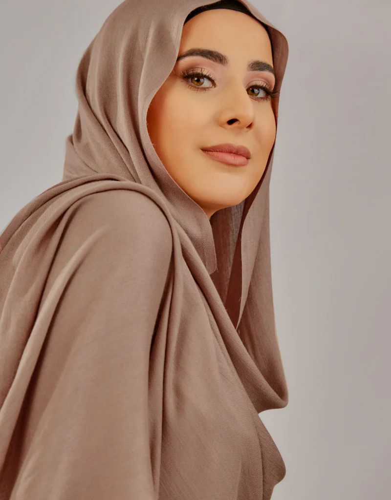 Cotton Tassel Twisted Shawl - Shades in Pink - Image 9