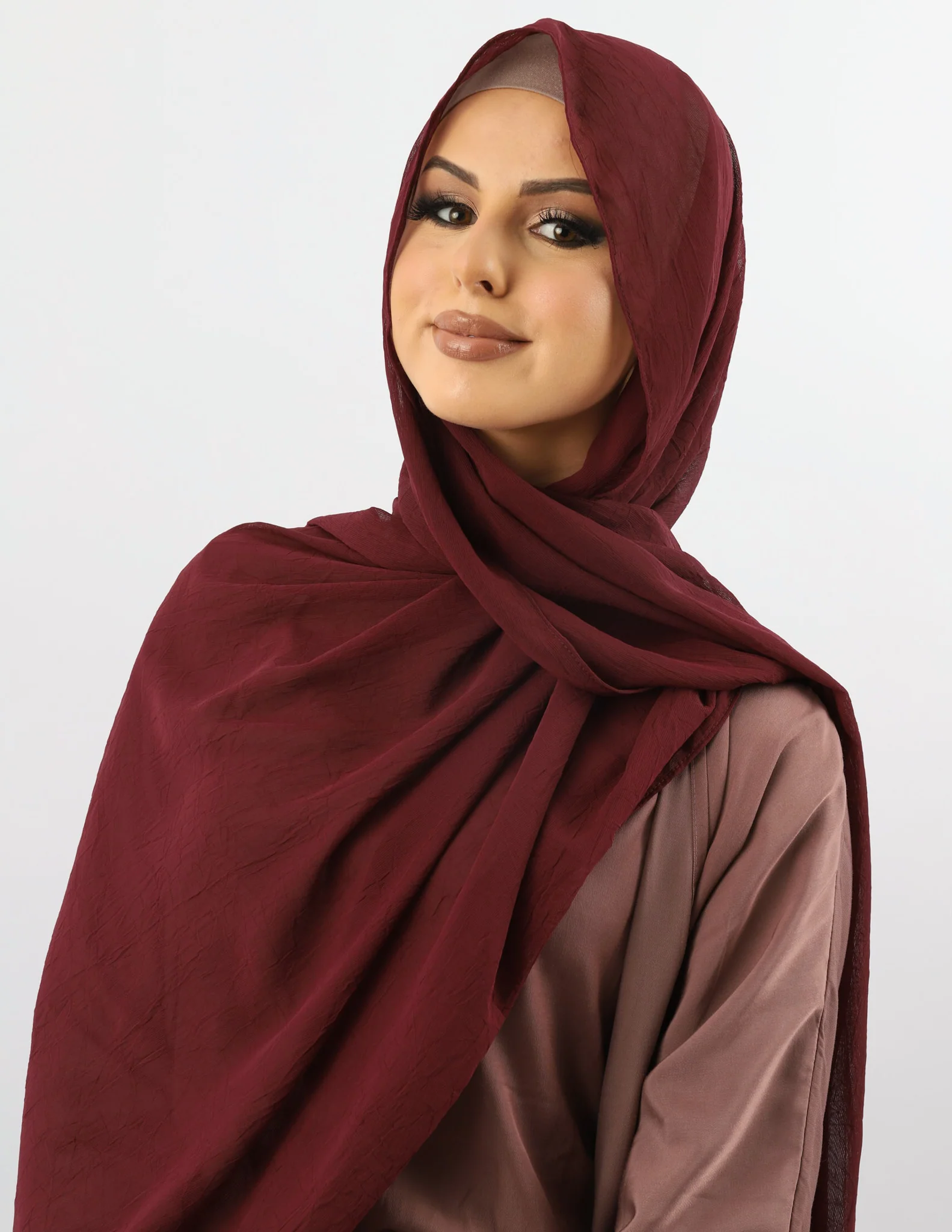 Crinkled Chiffon Shawl - Image 7