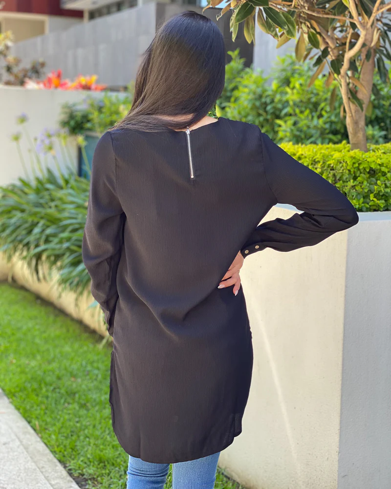 Crinkled Pleated Shirt - Image 5