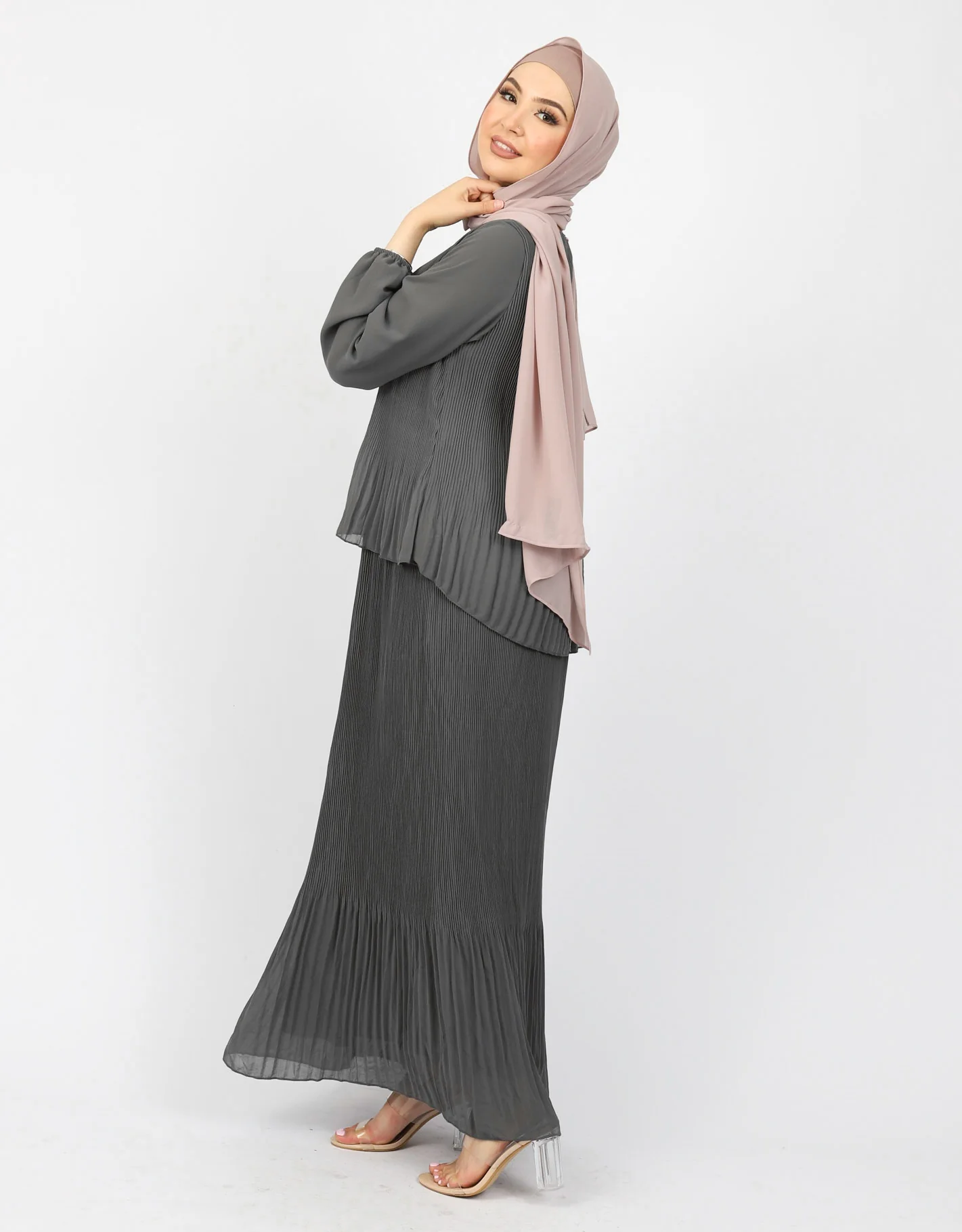 Crinkled Seti Dress - Image 30
