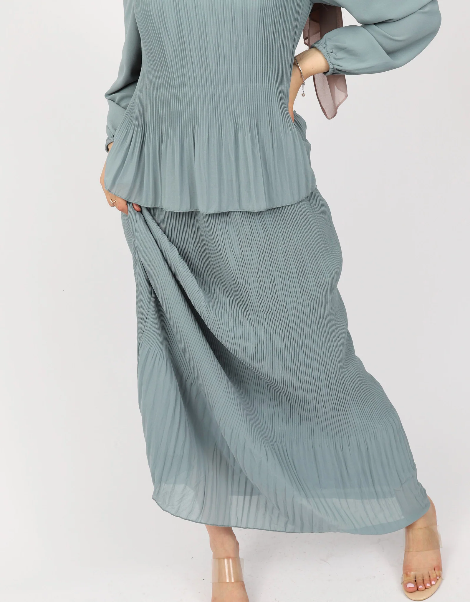 Crinkled Seti Dress - Image 37