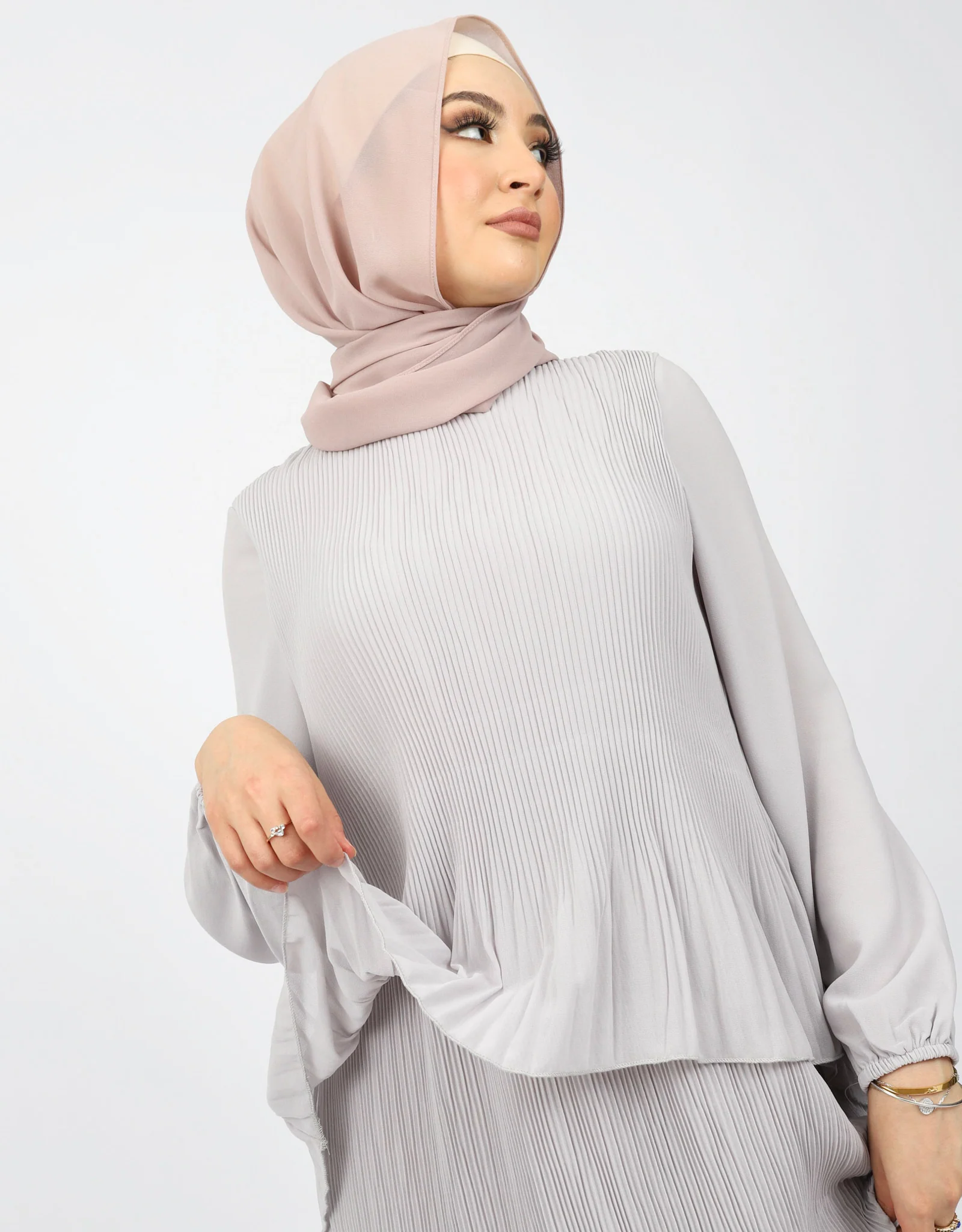 Crinkled Seti Dress - Image 40