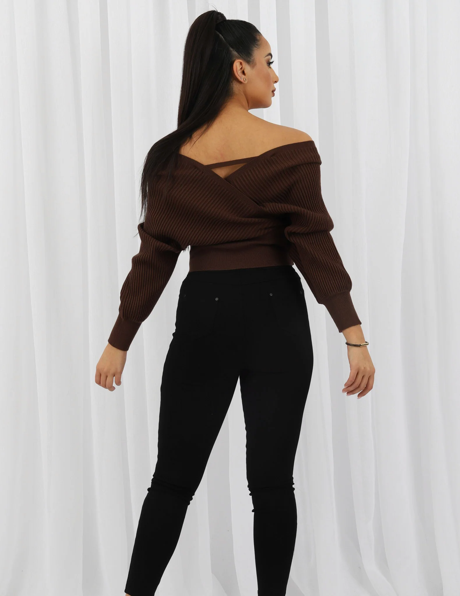Cross Over Knit Top - Image 15