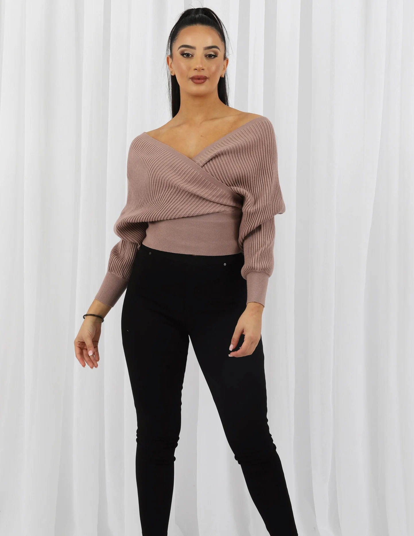 Cross Over Knit Top - Image 2